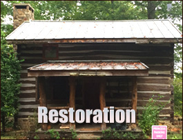 Historic Log Cabin Restoration  Colton, Ohio